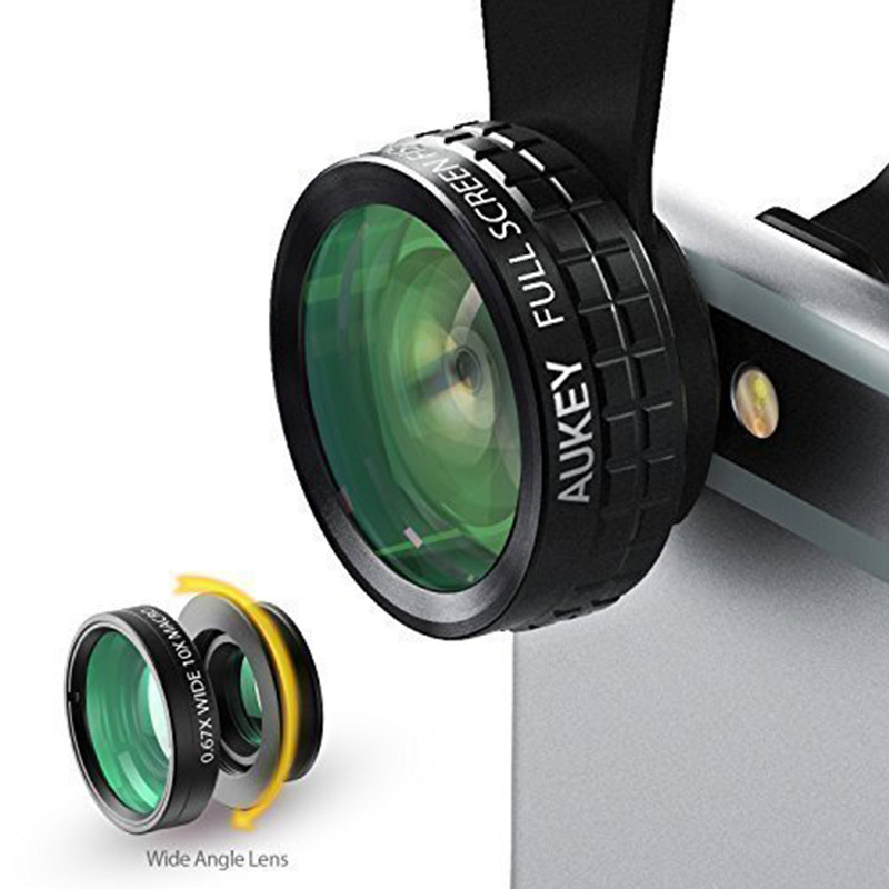 NEW!180 Degree Fisheye Lens + Wide Angle + Macro Lens 3in 1 Clip-on Cell Phone Camera Fish Eye Lens for Xiaomi & other Device